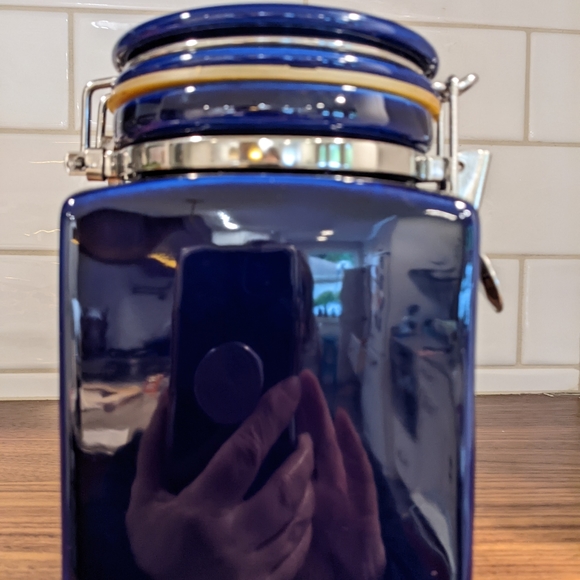 Starbucks Beehouse Colbalt Blue Canister - Picture 8 of 12